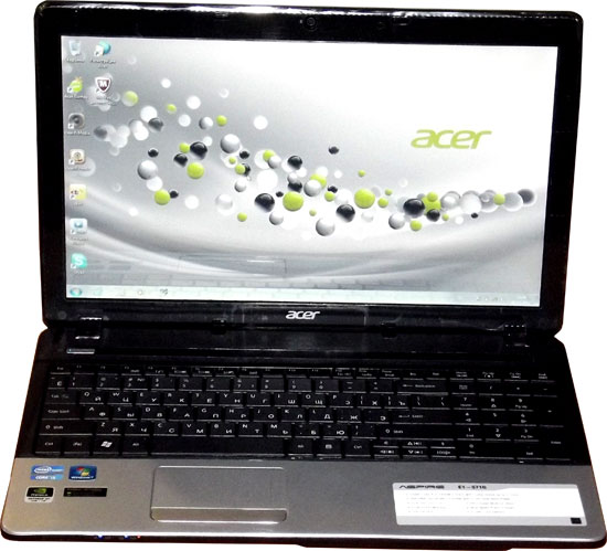 Внешний вид ноутбука Acer Aspire E1-571G-52454G50Mnks