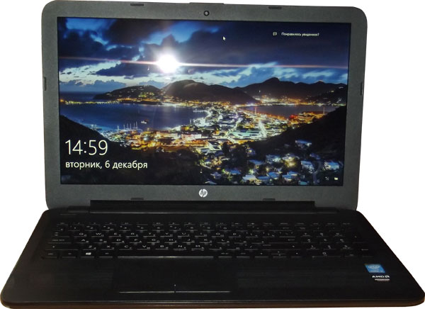 Внешний вид ноутбука HP 15-ay027ur